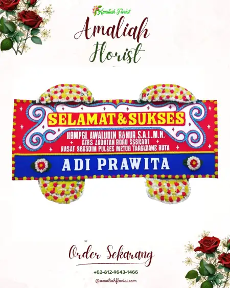 Papan Bunga Ucapan Selamat Buniwah