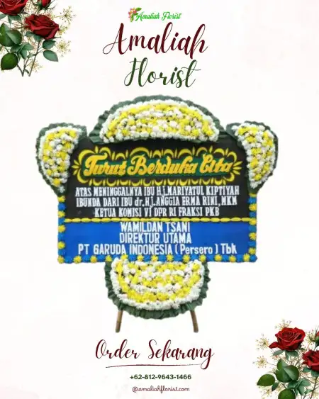 Papan Bunga Duka Buniwah